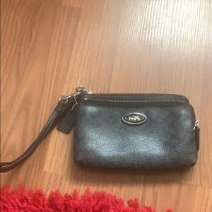 Black coach wallet